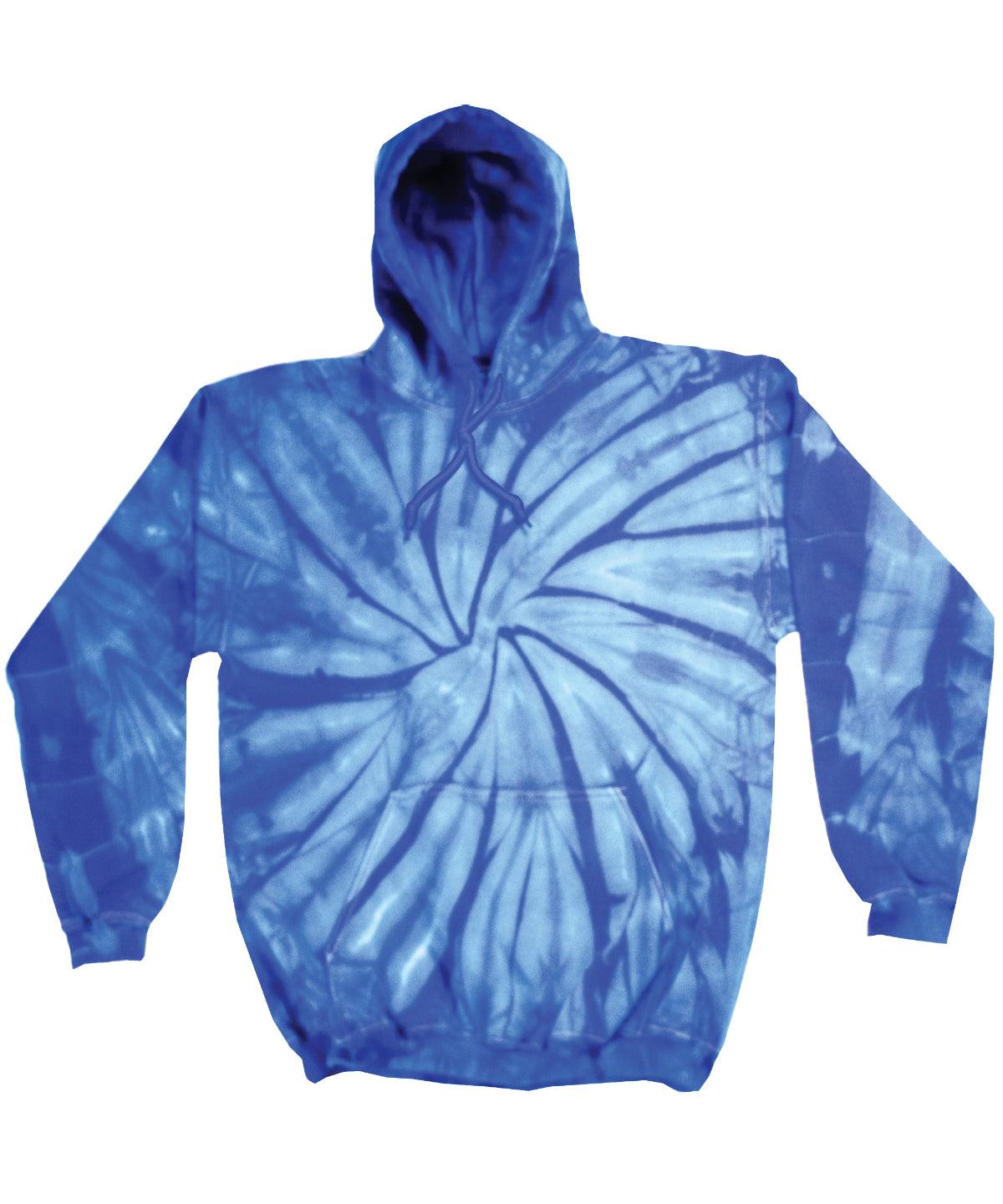 Spider Royal - Tonal spider hoodie Hoodies Colortone Hoodies, Pastels and Tie Dye Schoolwear Centres