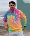 Mineral Black - Rainbow tie-dye hoodie Hoodies Colortone Festival, Home of the hoodie, Hoodies, Oversized, Pastels and Tie Dye Schoolwear Centres