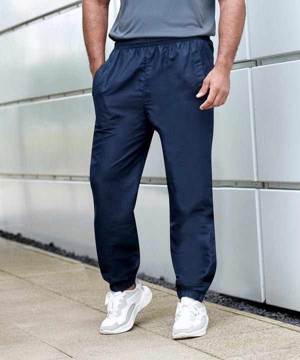 Black - Lined tracksuit bottoms Trousers Tombo Must Haves, Sports & Leisure Schoolwear Centres