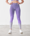 Purple/Light Grey Marl - Women's seamless fade out leggings Leggings Tombo Activewear & Performance, Athleisurewear, Fashion Leggings, Leggings, Must Haves, On-Trend Activewear, Sports & Leisure, Trousers & Shorts, Women's Fashion Schoolwear Centres