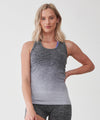 Purple/Light Grey Marl - Women's seamless fade out vest Vests Tombo Activewear & Performance, Athleisurewear, On-Trend Activewear, Sports & Leisure Schoolwear Centres