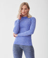 Blue Marl - Women's seamless hoodie Hoodies Tombo Athleisurewear, Hoodies, Raladeal - Recently Added, Rebrandable, Sports & Leisure Schoolwear Centres