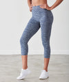 Navy Marl - Women's seamless cropped leggings Leggings Tombo Activewear & Performance, Cropped, Leggings, Plus Sizes, Raladeal - Recently Added, Rebrandable, Sports & Leisure, Trousers & Shorts Schoolwear Centres