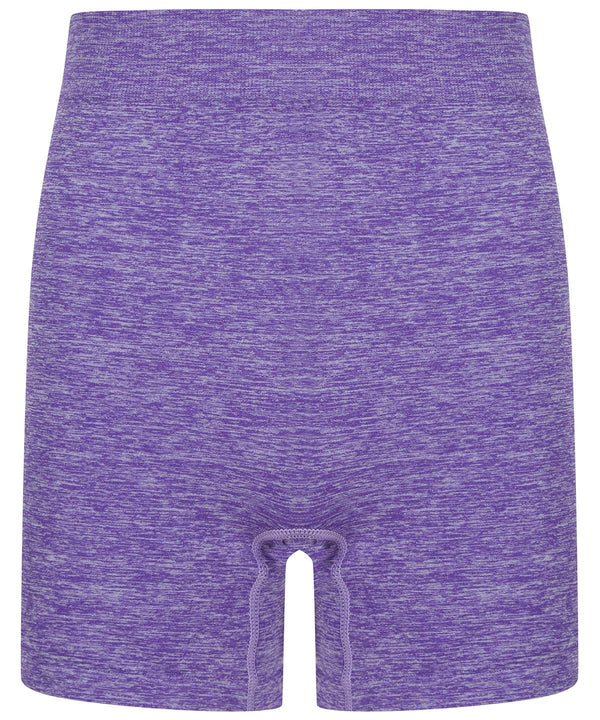 Purple Marl - Kids seamless shorts Shorts Tombo Activewear & Performance, Back to the Gym, Junior, New Styles For 2022, On-Trend Activewear, Trousers & Shorts Schoolwear Centres