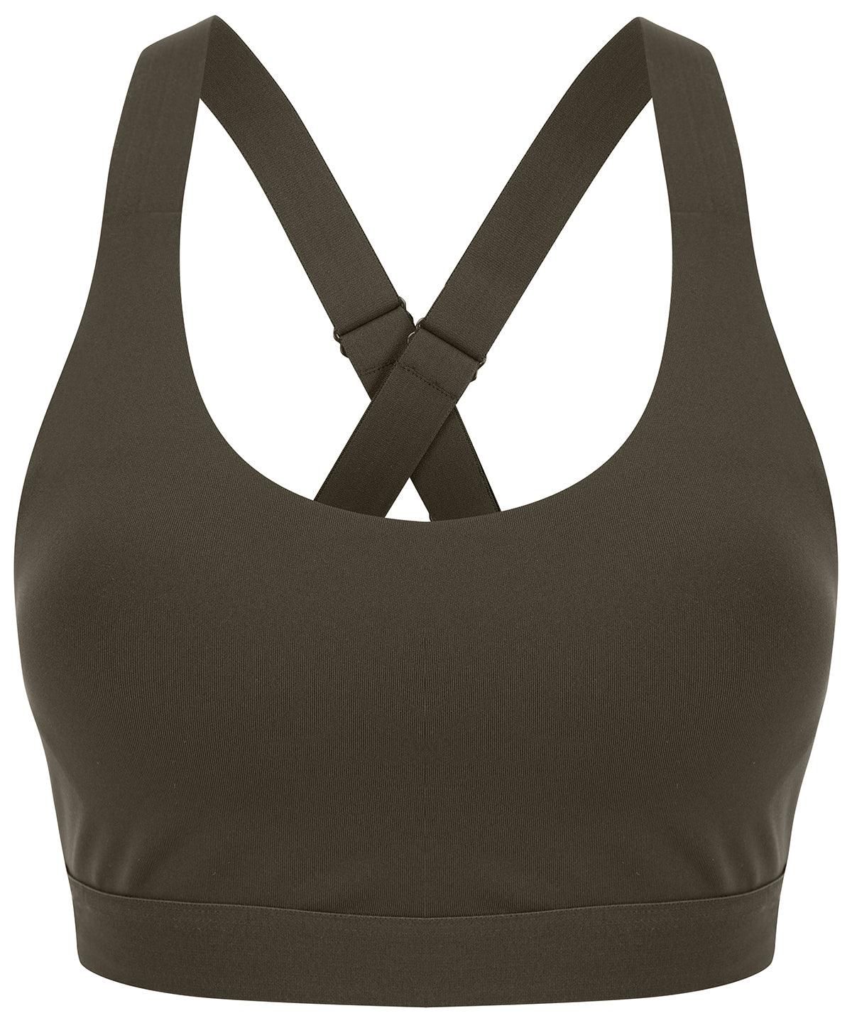 Olive Green - Medium impact core bra Bras Tombo Activewear & Performance, New For 2021, New Styles For 2021, Sports & Leisure Schoolwear Centres