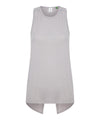 Light Grey - Women's open back vest Vests Tombo Athleisurewear, Rebrandable, Sports & Leisure, Street Casual, T-Shirts & Vests Schoolwear Centres