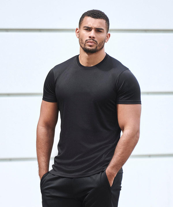 Grey Marl/Grey - Slim fit t-shirt T-Shirts Tombo Activewear & Performance, Athleisurewear, Raladeal - Recently Added, Sports & Leisure, T-Shirts & Vests Schoolwear Centres