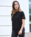 Black - Women's over T T-Shirts Tombo Athleisurewear, Luxe Streetwear, On-Trend Activewear, Oversized, Rebrandable, Sports & Leisure, Street Casual, T-Shirts & Vests, Women's Fashion Schoolwear Centres