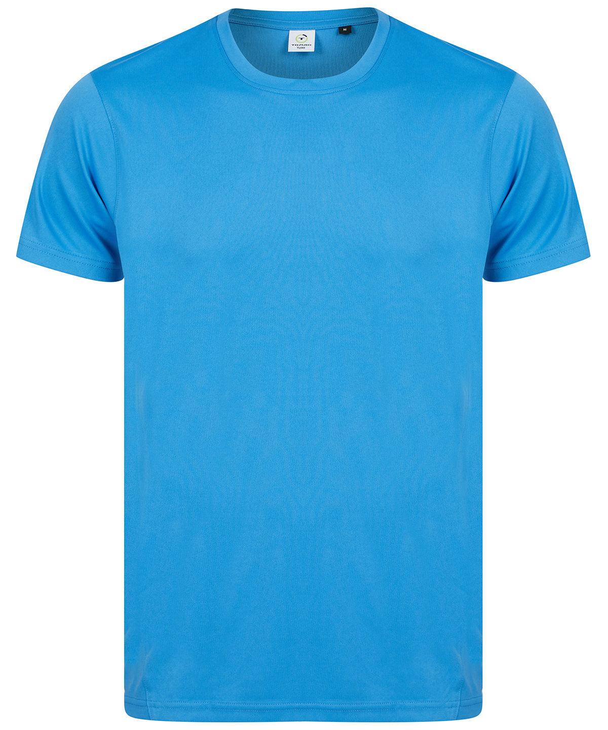 Olympus Blue - Recycled performance T T-Shirts Tombo Back to the Gym, New Styles For 2022, Organic & Conscious, Sports & Leisure, T-Shirts & Vests Schoolwear Centres