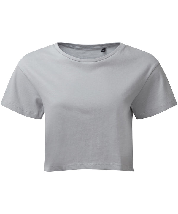 Cool Grey - Women's TriDri® crop top T-Shirts TriDri® Activewear & Performance, Back to the Gym, Cropped, Exclusives, Lounge Sets, Must Haves, On-Trend Activewear, Padded Perfection, Raladeal - Recently Added, Rebrandable, Sports & Leisure, T-Shirts & Vests, Trending Loungewear Schoolwear Centres