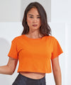 Heather Grey - Women's TriDri® crop top T-Shirts TriDri® Activewear & Performance, Back to the Gym, Cropped, Exclusives, Lounge Sets, Must Haves, On-Trend Activewear, Padded Perfection, Raladeal - Recently Added, Rebrandable, Sports & Leisure, T-Shirts & Vests, Trending Loungewear Schoolwear Centres