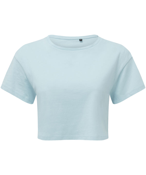 Sky Blue - Women's TriDri® crop top T-Shirts TriDri® Activewear & Performance, Back to the Gym, Cropped, Exclusives, Lounge Sets, Must Haves, On-Trend Activewear, Padded Perfection, Raladeal - Recently Added, Rebrandable, Sports & Leisure, T-Shirts & Vests, Trending Loungewear Schoolwear Centres