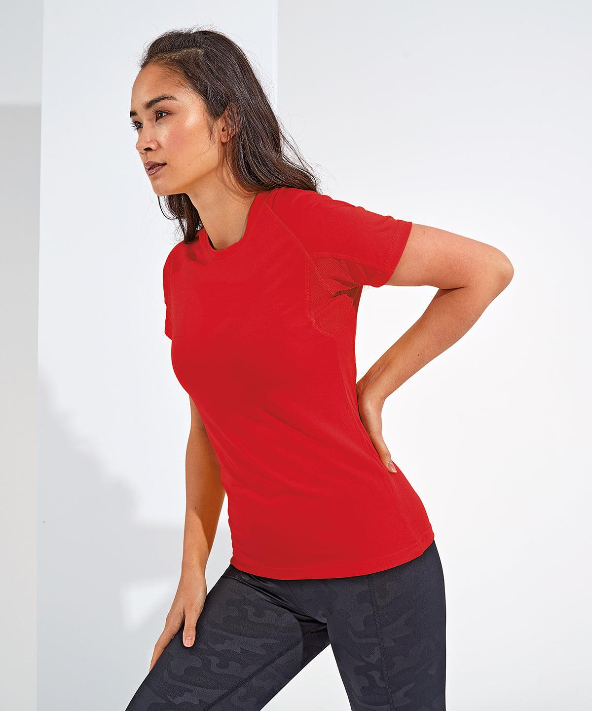 Fire Red - Women's TriDri® panelled tech tee T-Shirts TriDri® Activewear & Performance, Athleisurewear, Exclusives, Must Haves, Raladeal - Recently Added, Rebrandable, Sports & Leisure, T-Shirts & Vests, UPF Protection Schoolwear Centres