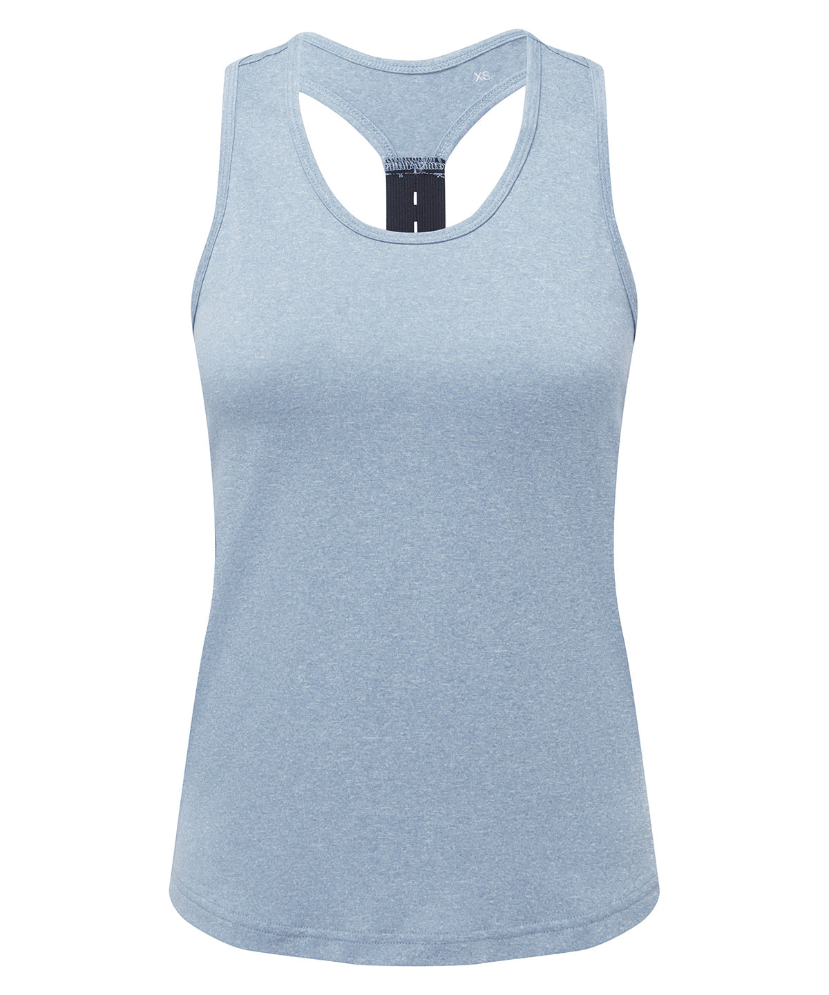 Dusk Blue Melange - Women's TriDri® performance strap back vest Vests TriDri® Activewear & Performance, Athleisurewear, Back to the Gym, Exclusives, Must Haves, New Colours For 2022, Rebrandable, Sports & Leisure, T-Shirts & Vests, Team Sportswear Schoolwear Centres