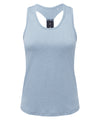 Dusk Blue Melange - Women's TriDri® performance strap back vest Vests TriDri® Activewear & Performance, Athleisurewear, Back to the Gym, Exclusives, Must Haves, New Colours For 2022, Rebrandable, Sports & Leisure, T-Shirts & Vests, Team Sportswear Schoolwear Centres