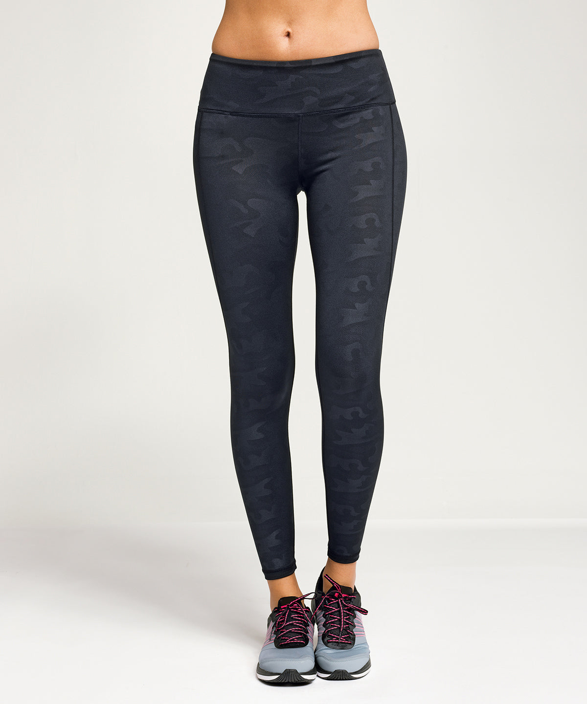 Black Camo - Women's TriDri® performance camo leggings full-length Leggings TriDri® Activewear & Performance, Camo, Exclusives, Leggings, Must Haves, On-Trend Activewear, Sports & Leisure, Trousers & Shorts, Women's Fashion Schoolwear Centres