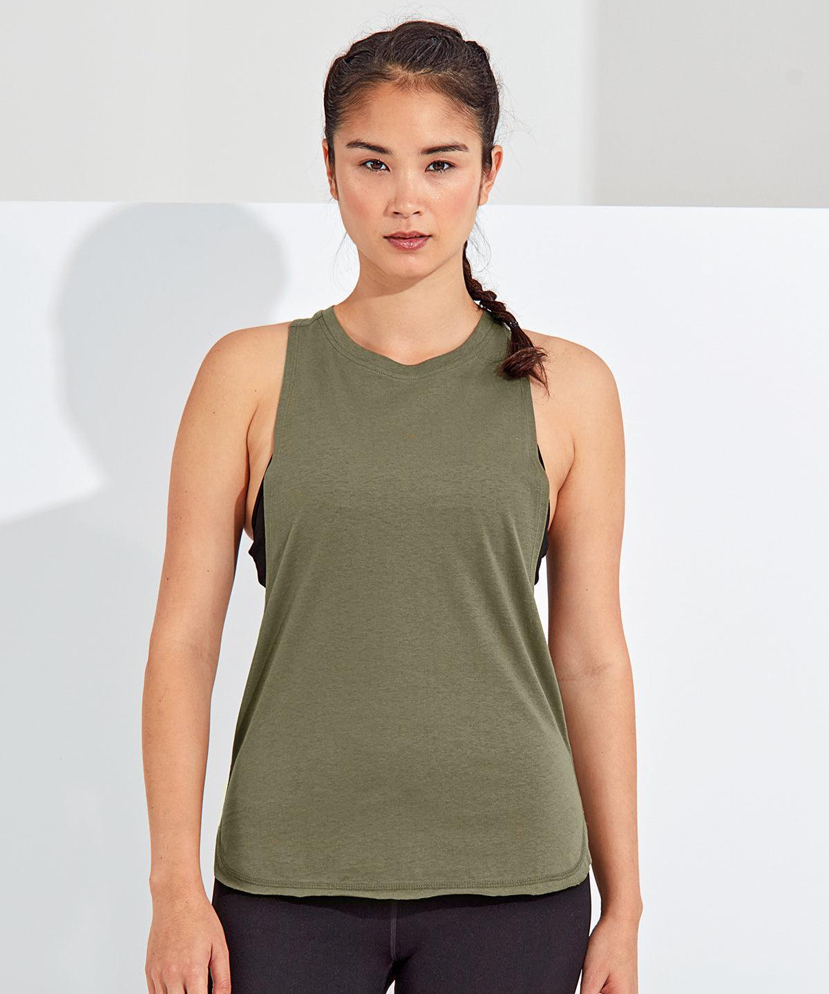 Nude - Women's TriDri® organic tank top Vests TriDri® Activewear & Performance, Back to the Gym, Exclusives, New Styles For 2022, Organic & Conscious, Women's Fashion Schoolwear Centres