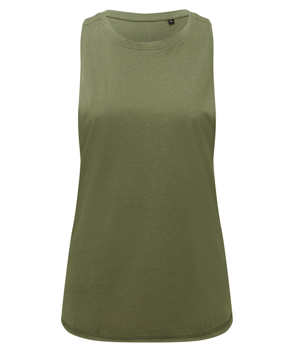 Olive - Women's TriDri® organic tank top Vests TriDri® Activewear & Performance, Back to the Gym, Exclusives, New Styles For 2022, Organic & Conscious, Women's Fashion Schoolwear Centres