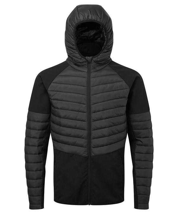 Black - Men's TriDri® insulated hybrid jacket Jackets TriDri® Conscious cold weather styles, Exclusives, Jackets & Coats, New For 2021, New In Autumn Winter, New In Mid Year, Padded & Insulation Schoolwear Centres