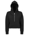 Black - Women's TriDri® 1/2 zip hoodie Hoodies TriDri® Co-ords, Everyday Essentials, Exclusives, Home of the hoodie, Hoodies, Longer Length, Must Haves, New For 2021, New In Autumn Winter, New In Mid Year, Oversized, Raladeal - Recently Added, Street Casual, Streetwear, Tracksuits Schoolwear Centres