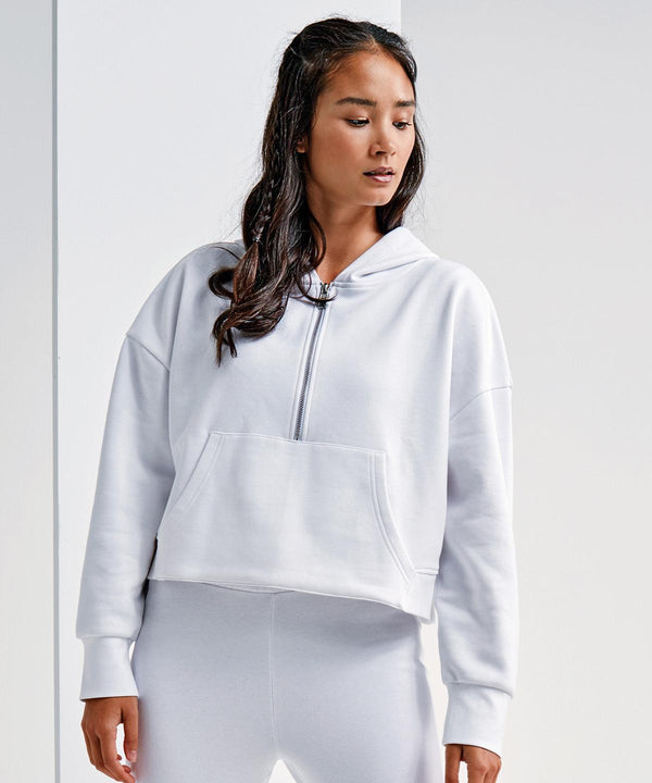 Heather Grey - Women's TriDri® 1/2 zip hoodie Hoodies TriDri® Co-ords, Everyday Essentials, Exclusives, Home of the hoodie, Hoodies, Longer Length, Must Haves, New For 2021, New In Autumn Winter, New In Mid Year, Oversized, Raladeal - Recently Added, Street Casual, Streetwear, Tracksuits Schoolwear Centres