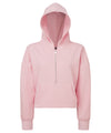 Light Pink - Women's TriDri® 1/2 zip hoodie Hoodies TriDri® Co-ords, Everyday Essentials, Exclusives, Home of the hoodie, Hoodies, Longer Length, Must Haves, New For 2021, New In Autumn Winter, New In Mid Year, Oversized, Raladeal - Recently Added, Street Casual, Streetwear, Tracksuits Schoolwear Centres