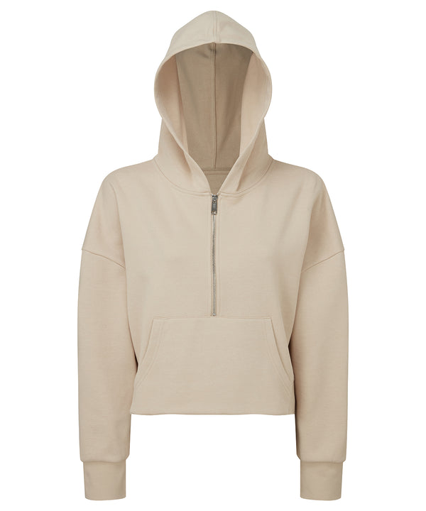 Nude - Women's TriDri® 1/2 zip hoodie Hoodies TriDri® Co-ords, Everyday Essentials, Exclusives, Home of the hoodie, Hoodies, Longer Length, Must Haves, New For 2021, New In Autumn Winter, New In Mid Year, Oversized, Raladeal - Recently Added, Street Casual, Streetwear, Tracksuits Schoolwear Centres