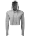 Heather Grey - Women's TriDri® cropped hooded long sleeve t-shirt Hoodies TriDri® Activewear & Performance, Back to the Gym, Exclusives, Gymwear, Lounge Sets, Must Haves, Raladeal - Recently Added, Rebrandable, Sports & Leisure, T-Shirts & Vests, Tracksuits, Trending, Trending Loungewear Schoolwear Centres