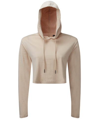 Nude - Women's TriDri® cropped hooded long sleeve t-shirt Hoodies TriDri® Activewear & Performance, Back to the Gym, Exclusives, Gymwear, Lounge Sets, Must Haves, Raladeal - Recently Added, Rebrandable, Sports & Leisure, T-Shirts & Vests, Tracksuits, Trending, Trending Loungewear Schoolwear Centres