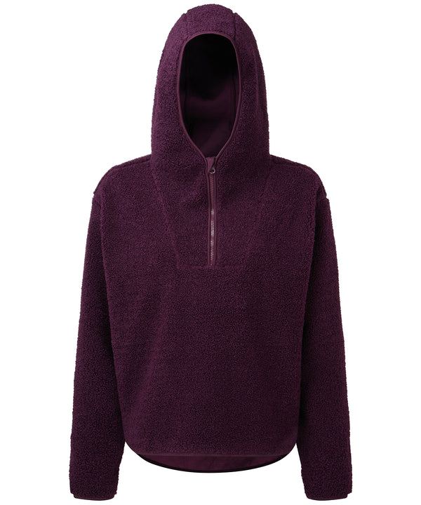 Mulberry - Women's TriDri® sherpa 1/4 zip hoodie Hoodies TriDri® Exclusives, Home Comforts, Hoodies, Lounge Sets, New For 2021, New Styles For 2021, Sherpas Schoolwear Centres
