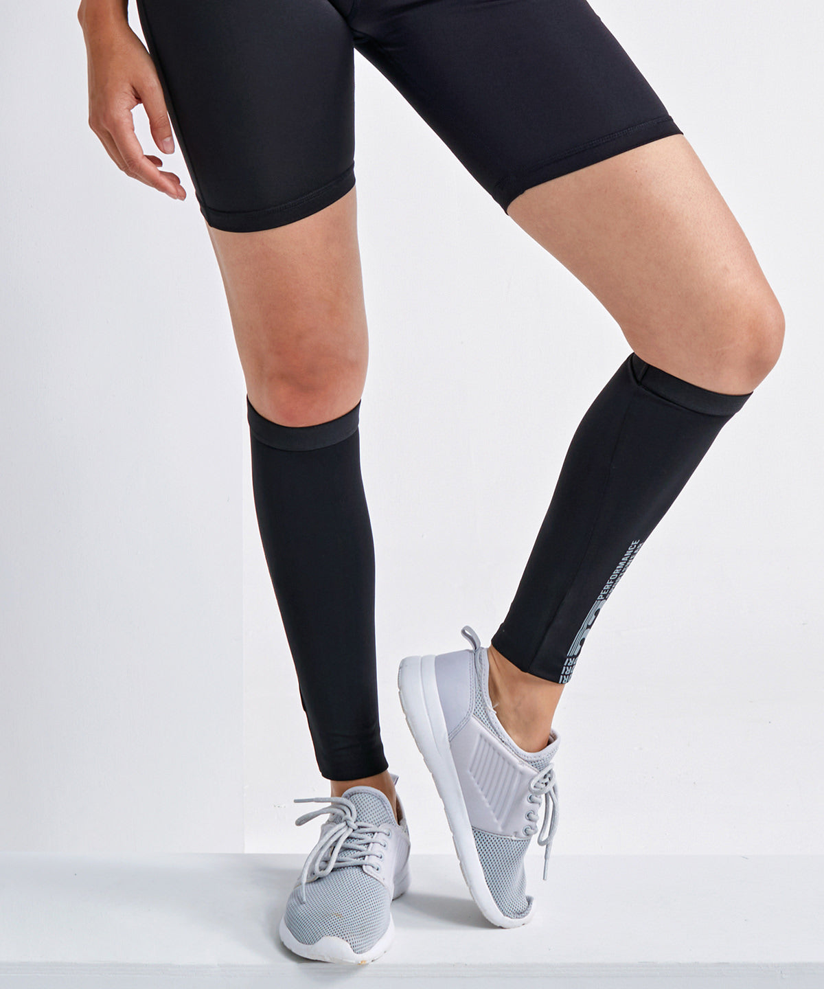 Black - TriDri® Compression calf sleeves Quad Guards TriDri® Activewear & Performance, Exclusives, Gifting & Accessories, Rebrandable, Sports & Leisure Schoolwear Centres