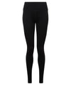 Black - Women's TriDri® custom length seamless leggings Leggings TriDri® Activewear & Performance, Back to the Gym, Exclusives, Leggings, New Styles For 2022, Women's Fashion Schoolwear Centres