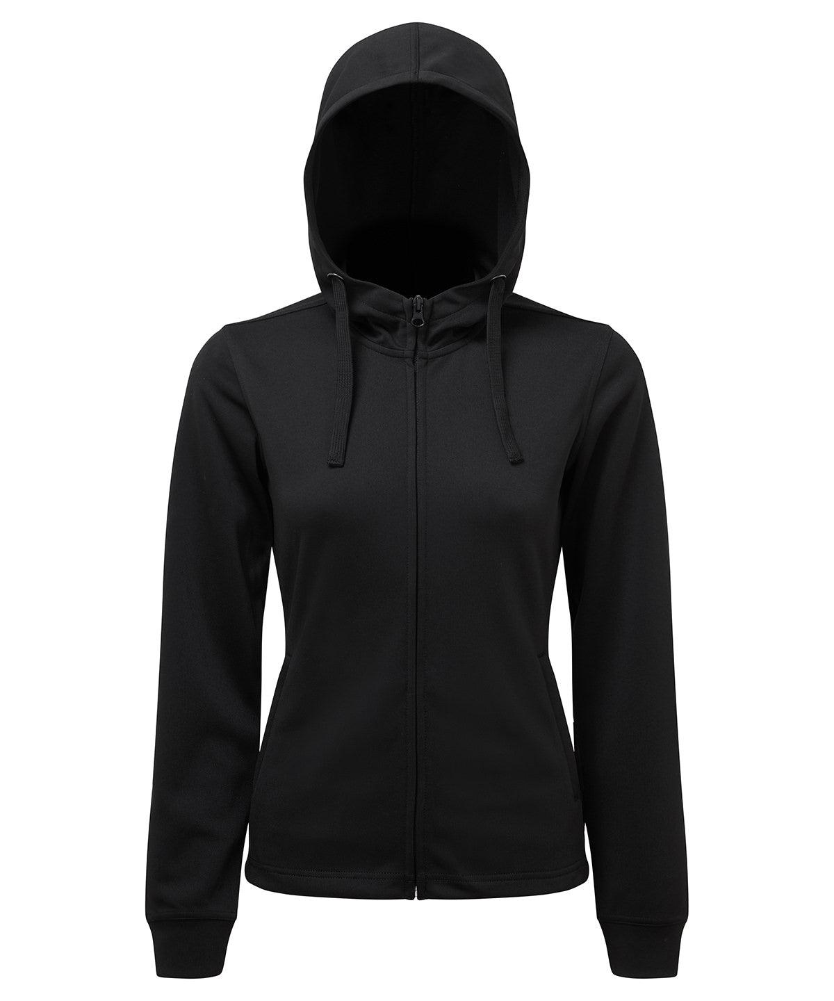 Black - Women's TriDri® Spun Dyed hoodie Hoodies TriDri® Activewear & Performance, Back to the Gym, Co-ords, Exclusives, New Styles For 2022, Organic & Conscious, Women's Fashion Schoolwear Centres