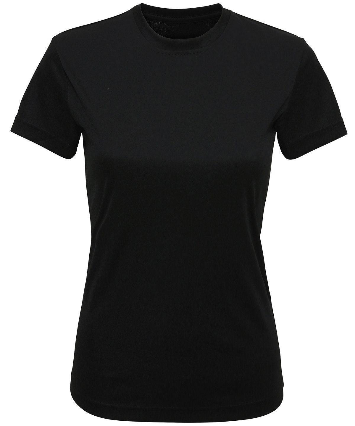 Black - Women's TriDri® recycled performance t-shirt T-Shirts TriDri® Activewear & Performance, Back to the Gym, Exclusives, New Styles For 2022, Organic & Conscious, Women's Fashion Schoolwear Centres