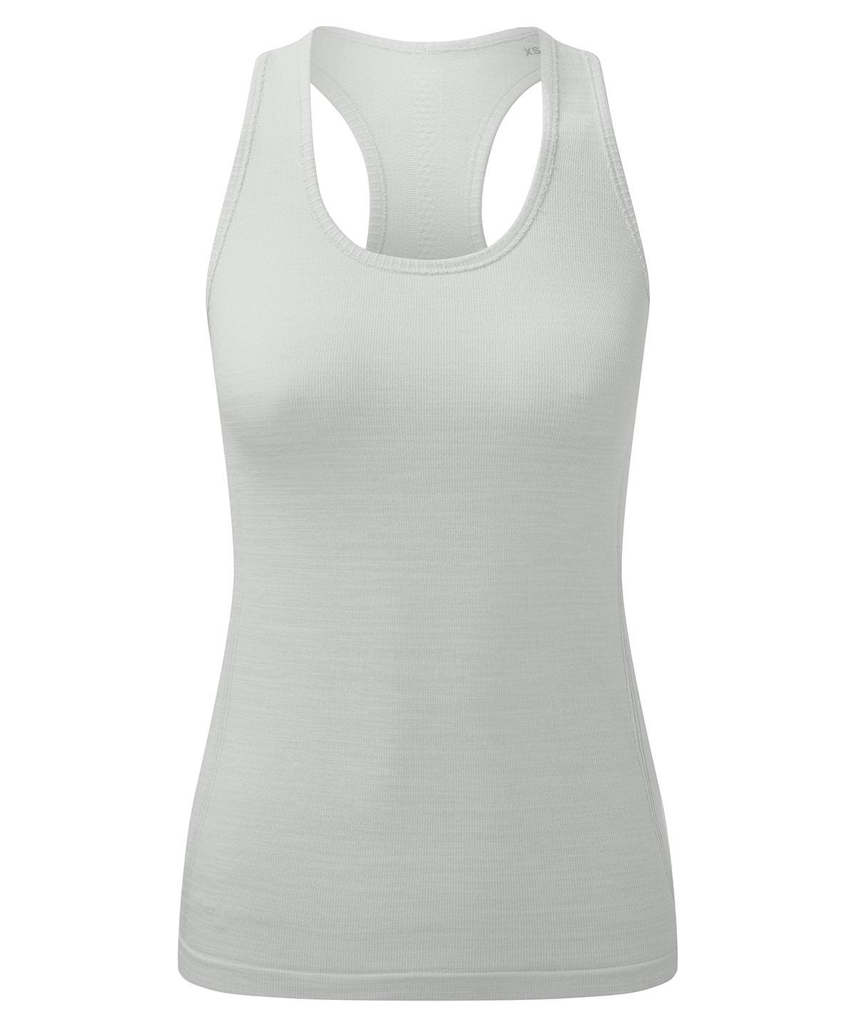 Cool Grey Melange - Women's TriDri® recycled seamless 3D fit multi-sport flex vest Vests TriDri® Activewear & Performance, Back to the Gym, Co-ords, Exclusives, New Styles For 2022, Organic & Conscious, Women's Fashion Schoolwear Centres