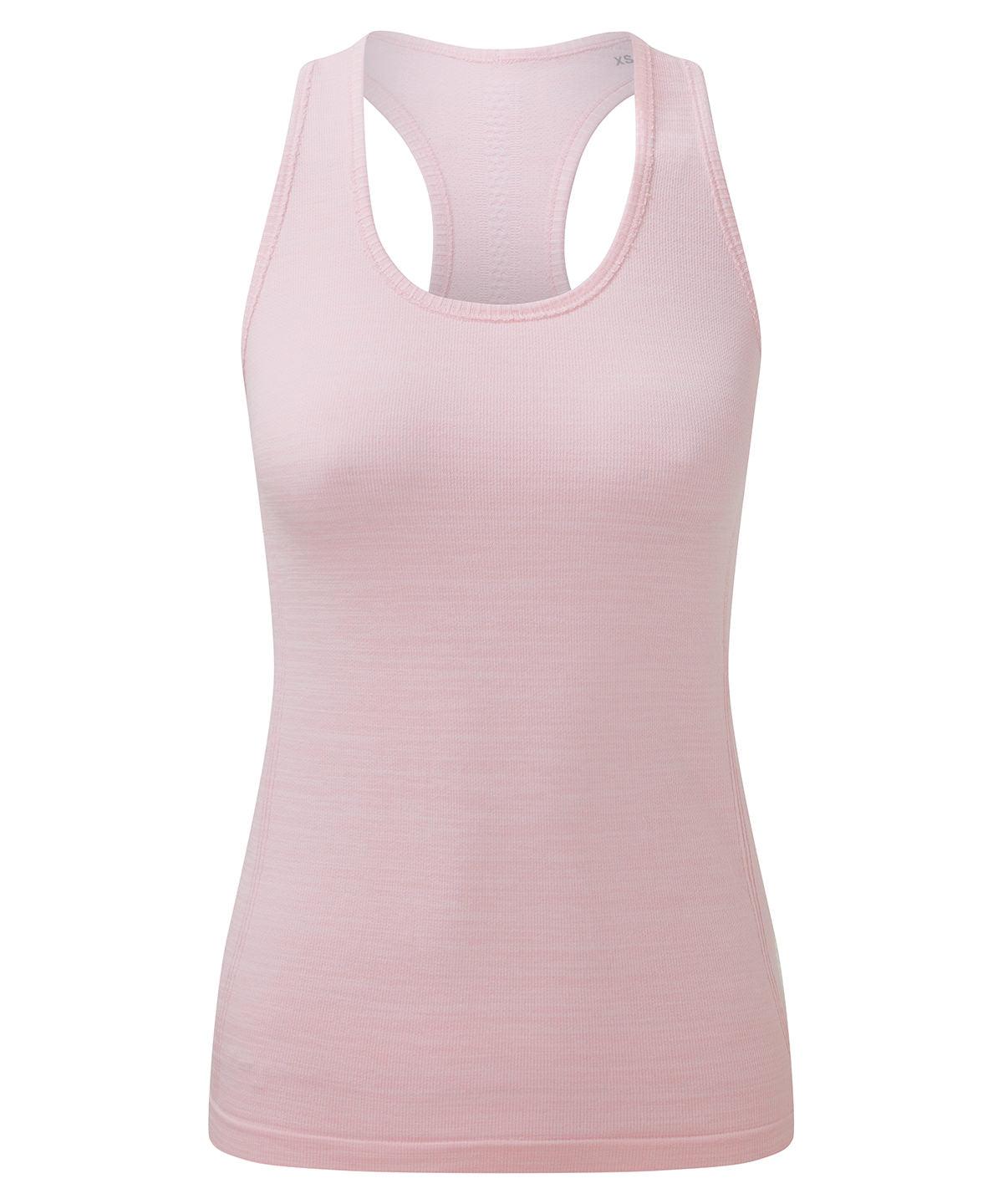 Light Pink Melange - Women's TriDri® recycled seamless 3D fit multi-sport flex vest Vests TriDri® Activewear & Performance, Back to the Gym, Co-ords, Exclusives, New Styles For 2022, Organic & Conscious, Women's Fashion Schoolwear Centres