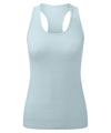 Sky Blue Melange - Women's TriDri® recycled seamless 3D fit multi-sport flex vest Vests TriDri® Activewear & Performance, Back to the Gym, Co-ords, Exclusives, New Styles For 2022, Organic & Conscious, Women's Fashion Schoolwear Centres