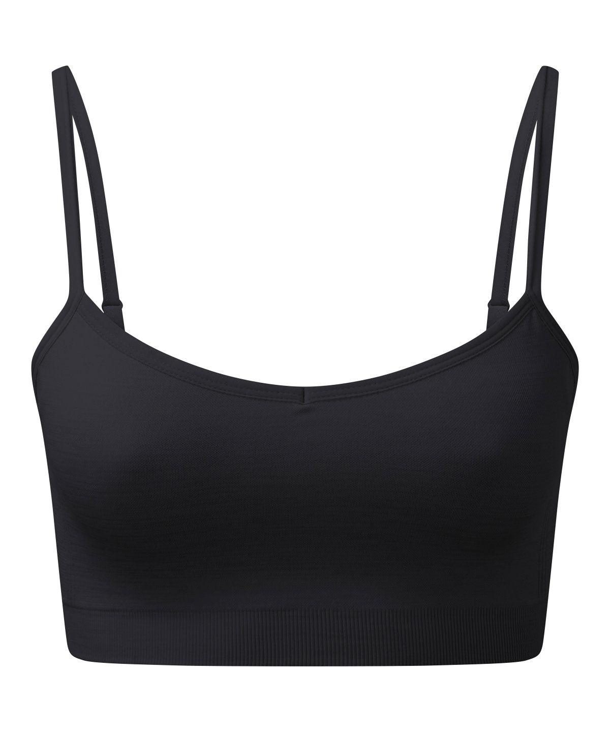 Black - Women's TriDri® recycled seamless 3D fit multi-sport flex bra Bras TriDri® Activewear & Performance, Back to the Gym, Co-ords, Exclusives, Gymwear, New Styles For 2022, Organic & Conscious, Trending, Women's Fashion Schoolwear Centres