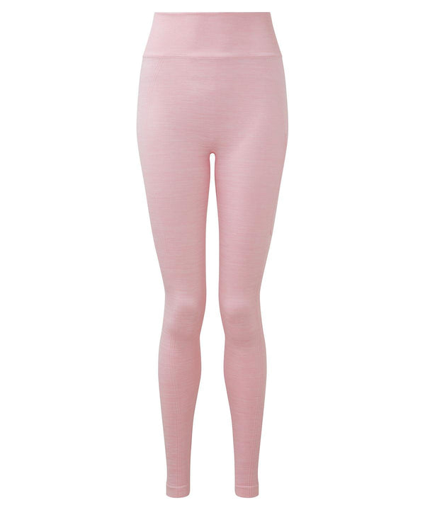Light Pink Melange - Women's TriDri® recycled seamless 3D fit multi-sport flex leggings Leggings TriDri® Activewear & Performance, Back to the Gym, Co-ords, Exclusives, Leggings, New Styles For 2022, Organic & Conscious, Trending, Women's Fashion Schoolwear Centres