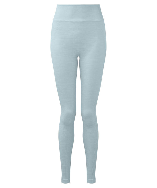 Sky Blue Melange - Women's TriDri® recycled seamless 3D fit multi-sport flex leggings Leggings TriDri® Activewear & Performance, Back to the Gym, Co-ords, Exclusives, Leggings, New Styles For 2022, Organic & Conscious, Trending, Women's Fashion Schoolwear Centres