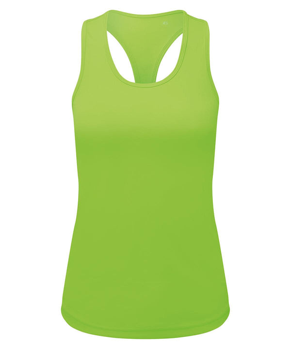 Lightning Green - Women’s TriDri® recycled performance slim racerback vest Vests TriDri® Activewear & Performance, Back to the Gym, Exclusives, New Styles For 2022, Organic & Conscious, Women's Fashion Schoolwear Centres