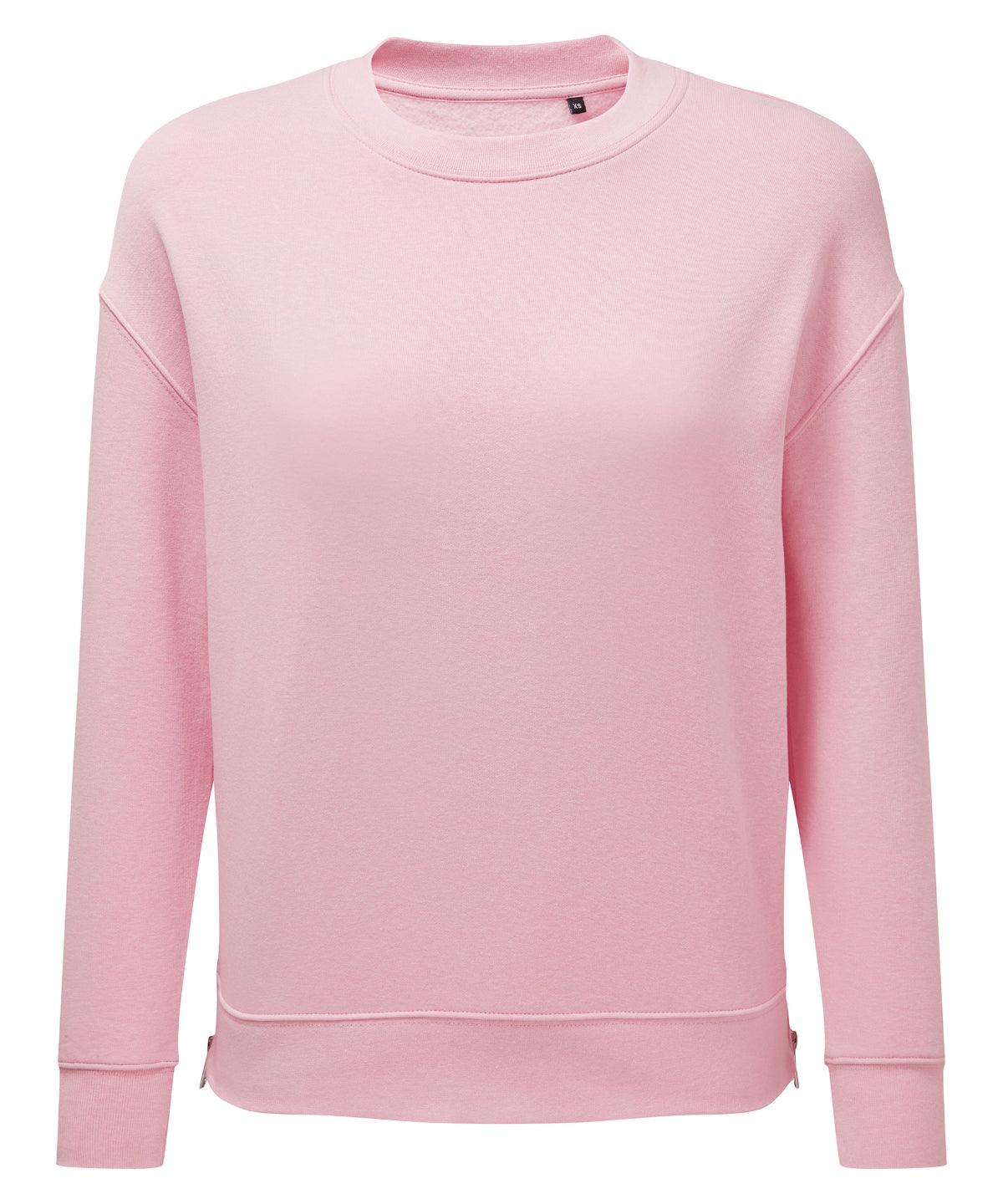 Light Pink - Women's TriDri® Recycled Chill Zip Sweatshirt Sweatshirts TriDri® Activewear & Performance, Back to the Gym, Exclusives, New Styles For 2022, Women's Fashion Schoolwear Centres