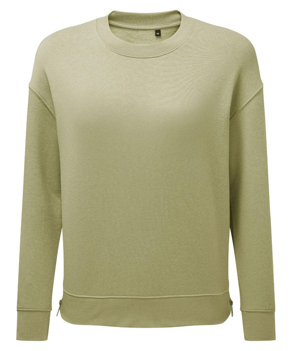 Sage Green - Women's TriDri® Recycled Chill Zip Sweatshirt Sweatshirts TriDri® Activewear & Performance, Back to the Gym, Exclusives, New Styles For 2022, Women's Fashion Schoolwear Centres