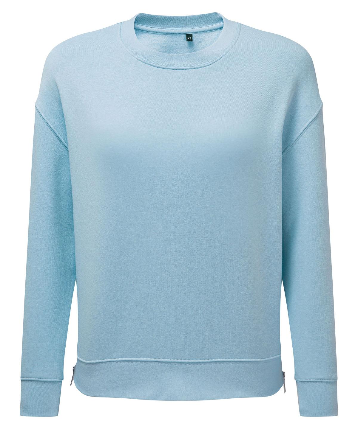 Sky Blue - Women's TriDri® Recycled Chill Zip Sweatshirt Sweatshirts TriDri® Activewear & Performance, Back to the Gym, Exclusives, New Styles For 2022, Women's Fashion Schoolwear Centres