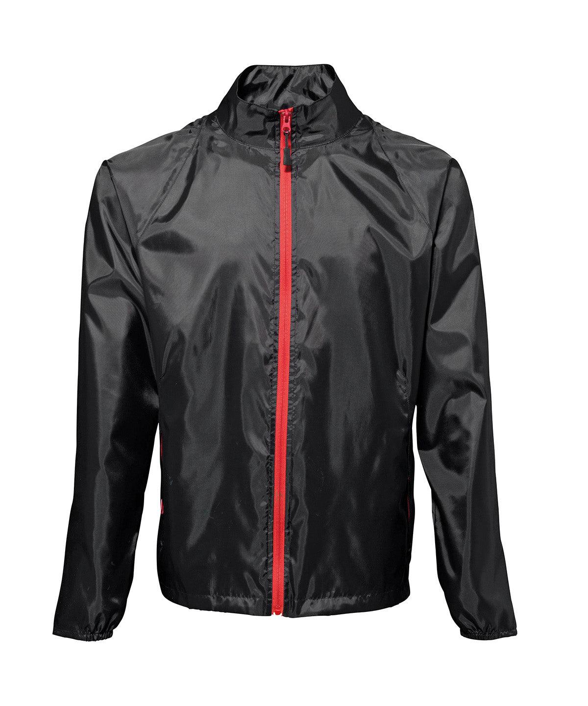 Black/Red - Contrast lightweight jacket Jackets 2786 Alfresco Dining, Camo, Jackets & Coats, Lightweight layers, Rebrandable, S/S 19 Trend Colours Schoolwear Centres