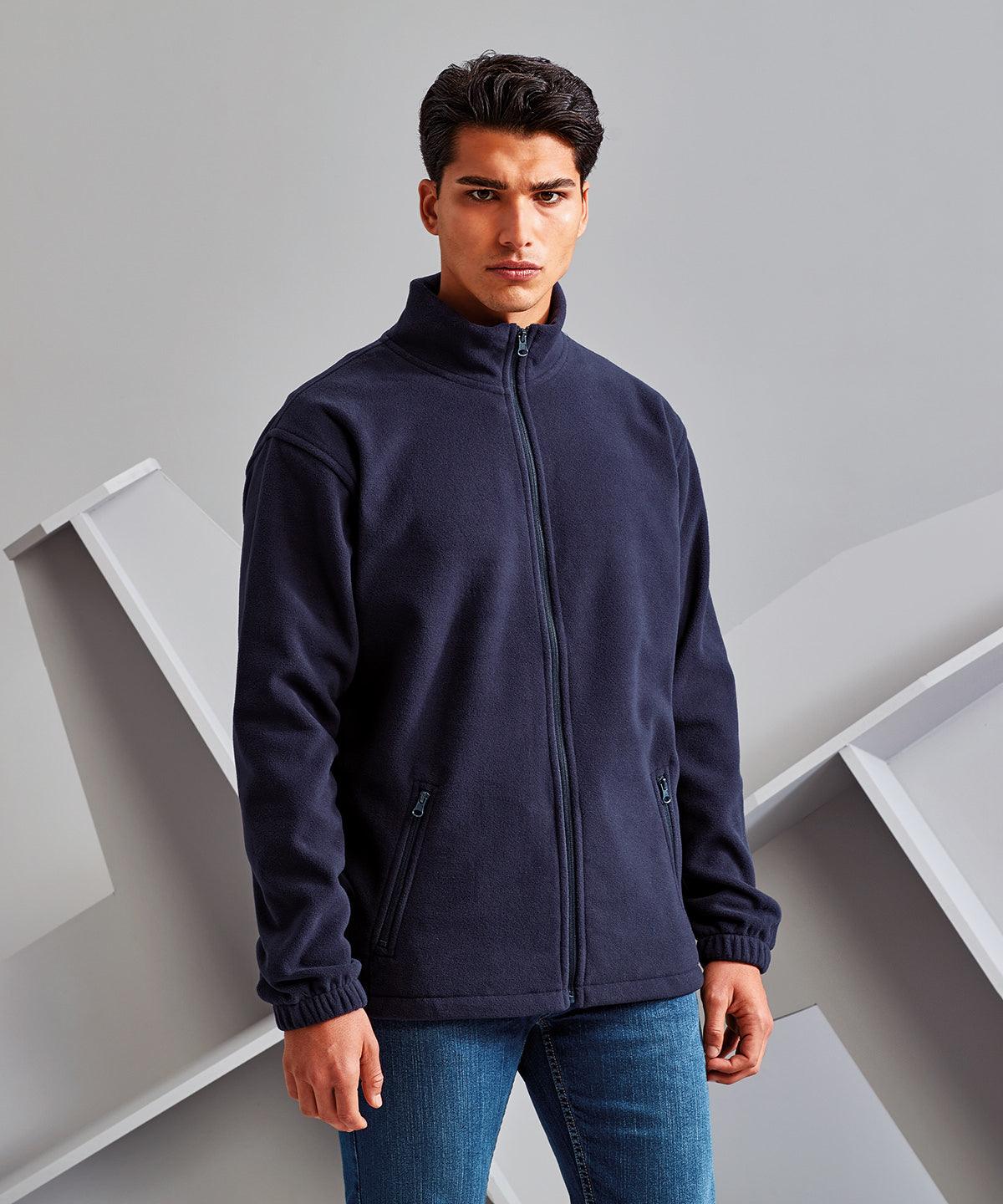 Charcoal - Full-zip fleece Jackets 2786 Jackets & Coats, Jackets - Fleece, Must Haves, Plus Sizes, Rebrandable, Workwear Schoolwear Centres