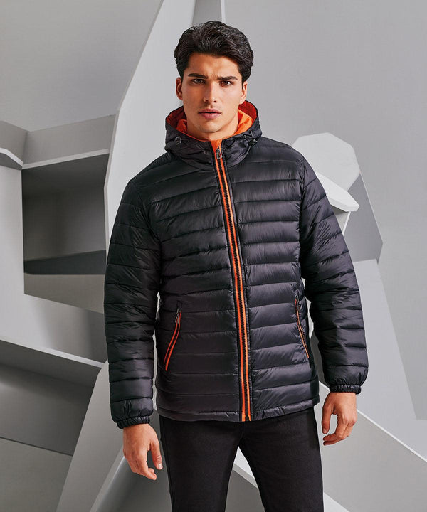 Black/Orange - Padded jacket Jackets 2786 Camo, Jackets & Coats, Must Haves, Padded & Insulation, Rebrandable Schoolwear Centres