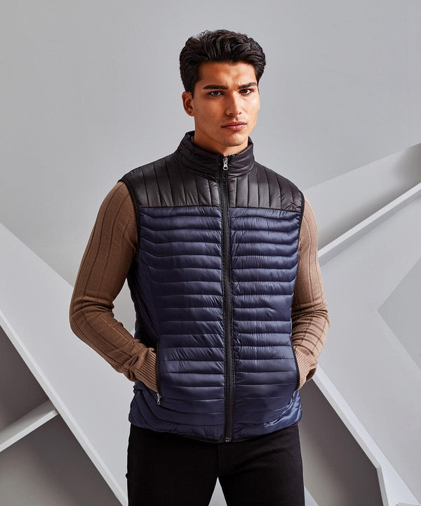Black - Domain two-tone gilet Body Warmers 2786 Alfresco Dining, Gilets and Bodywarmers, Jackets & Coats, Outdoor Dining, Padded & Insulation, Raladeal - Recently Added Schoolwear Centres