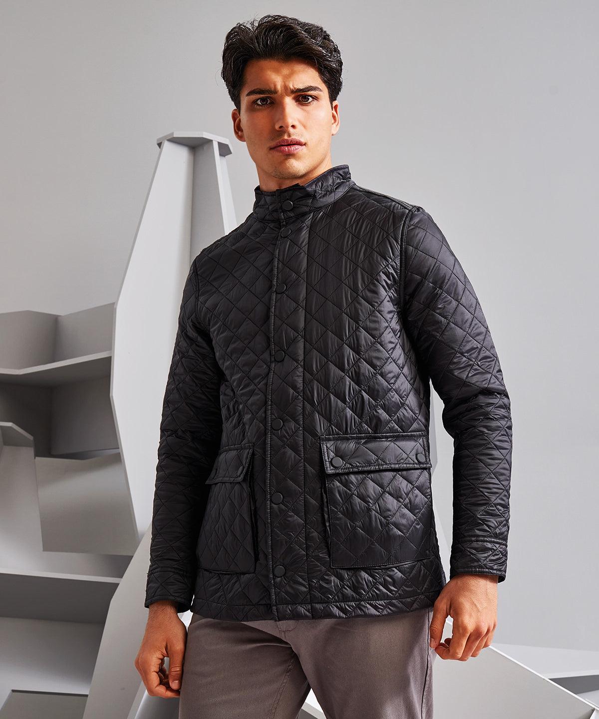 Black - Quartic quilt jacket Jackets 2786 Directory, Jackets & Coats, Padded & Insulation, Padded Perfection, Plus Sizes, Rebrandable Schoolwear Centres