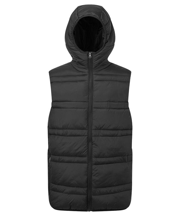 Black - Latitude hooded bodywarmer Body Warmers 2786 Gilets and Bodywarmers, Jackets & Coats, New For 2021, New In Autumn Winter, New In Mid Year, Padded & Insulation, Padded Perfection Schoolwear Centres